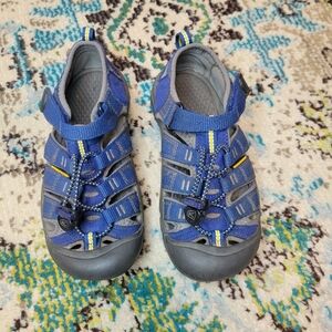 Keen Newport H2 Kids Blue And Black Water Outdoor Sandal, Size Youth‎ 2